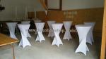 Stehtischhusse Stretch weiss  70 cm